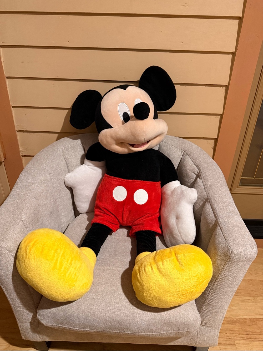 Disney Mickey Mouse Plush - Black, Red, Yellow, White
